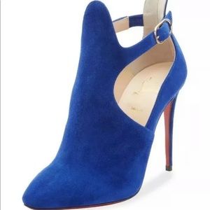 Christian Louboutine CANADADA 100 VEAU VELOURS heels/booties size 10